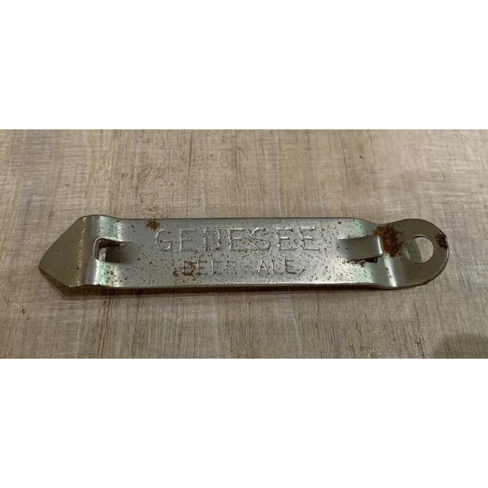 Vintage Bottle Can Opener Advertising Beer Genesee Vaughan Ale
